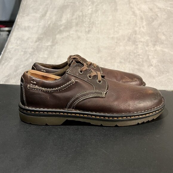 Dr Martens Oxford Shoes Men's 12 Brown Leather Casual Classic Doc